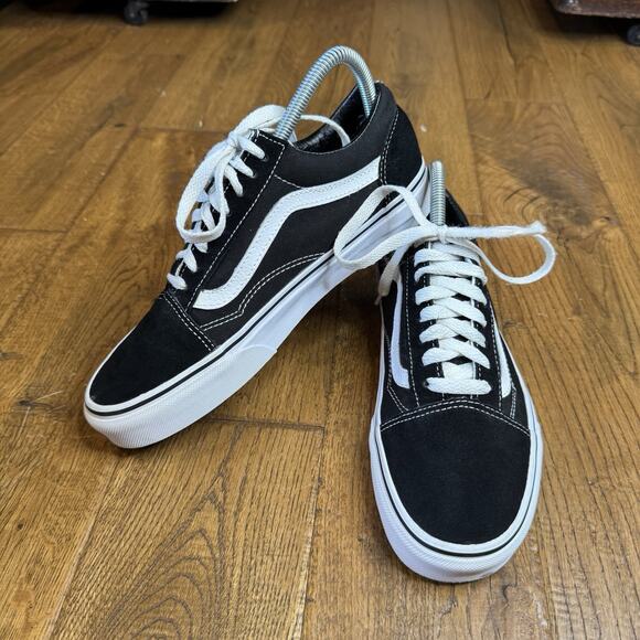 Vans Shoes - Vans Old Skool Skate Shoes Men Sz 7 Wmns 8.5 Low Top Black White Stripe 500714